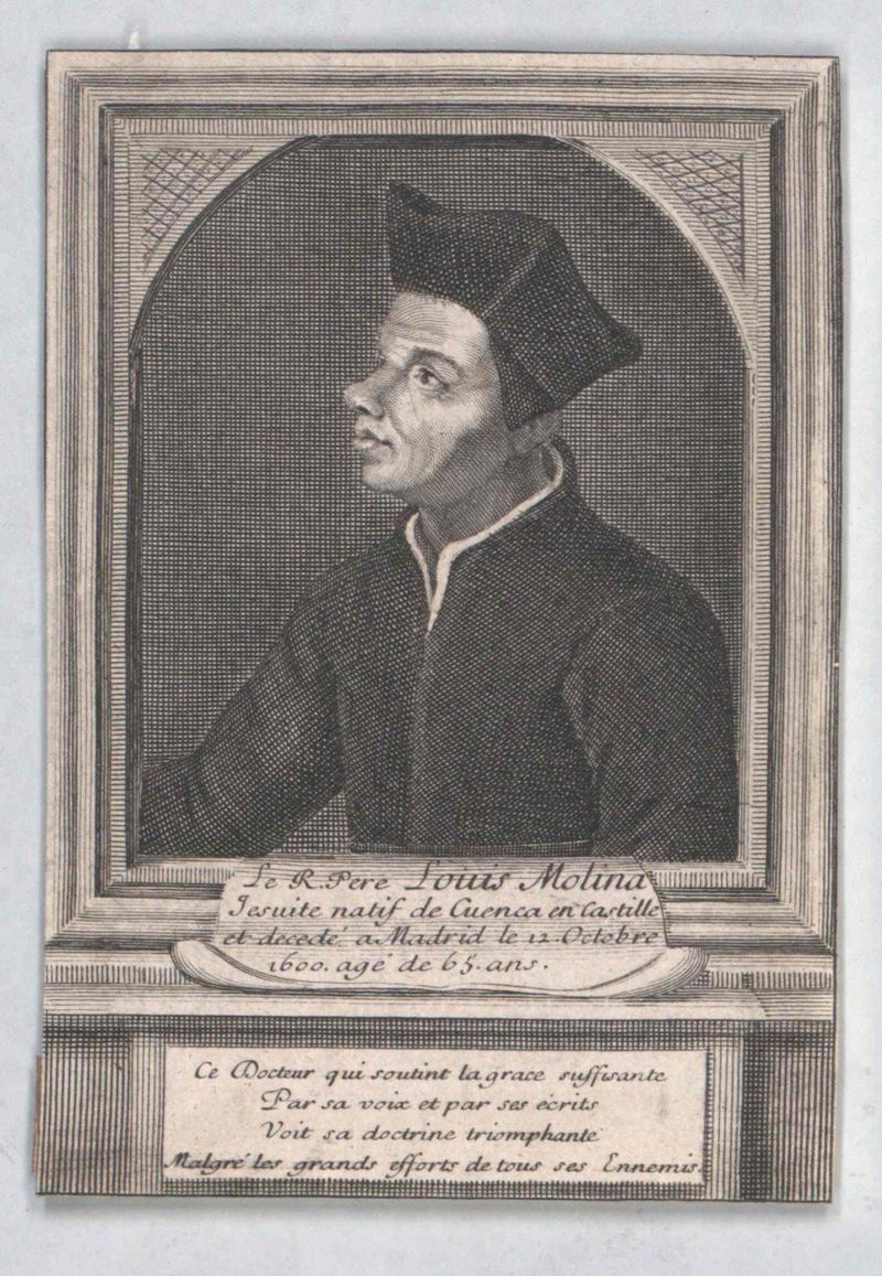 Portrait of Luis de Molina, the Jesuit theologian who developed the doctrine of middle knowledge