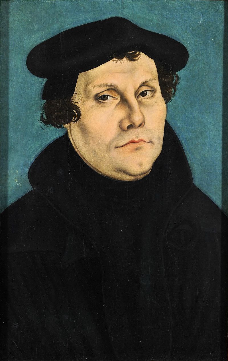 Lucas Cranach's portrait of Martin Luther - the Reformation reformer