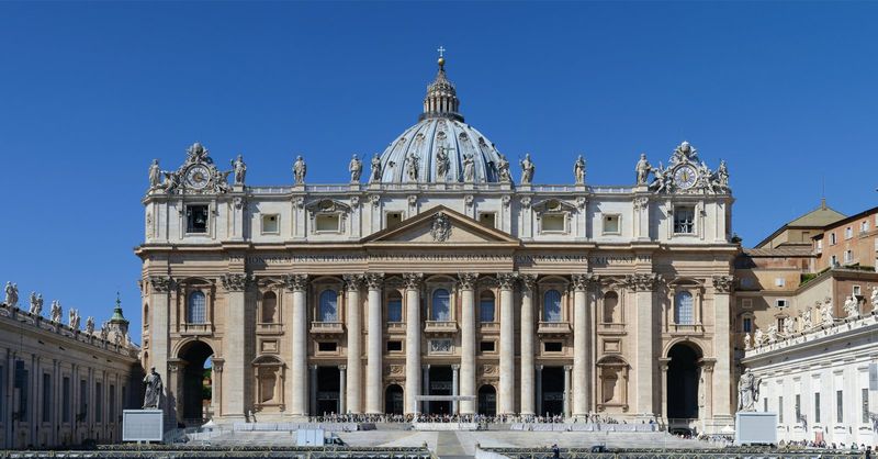 St. Peter's Basilica, Vatican City—seat of the Magisterium that issued formal corrections to Jesuit theologians