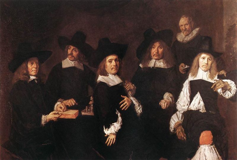 Frans Hals's 1664 'Regents of the Old Men's Almshouse,' showing the volunteer board of a 17th-century Dutch charitable organization — a thematic forerunner of the modern nonprofit boards this post addresses